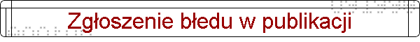 Zgoszenie bedu w publikacji